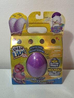 Little Live Pets Surprise, Glitter Chick Series 3, Egg To Hatch Retired Rare Toy